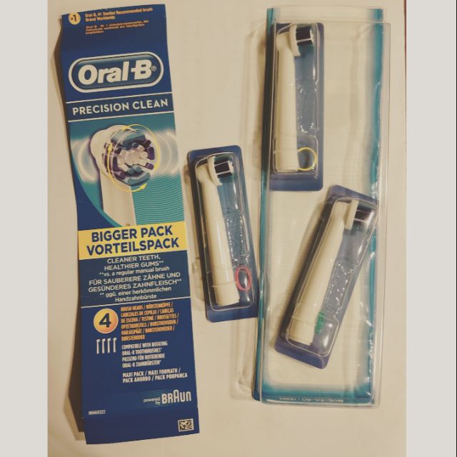 Oral-B EB20-4杯型彈性牙刷刷頭（3入）