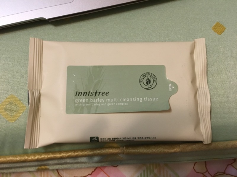 ［保養］innisfree 青麥多效卸妝棉 一包10片 即期品