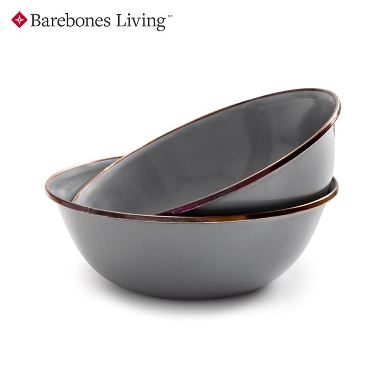 【兩入一組】Barebones-琺瑯陶瓷碗組 CKW-357 (湯碗、飯碗、備料碗)