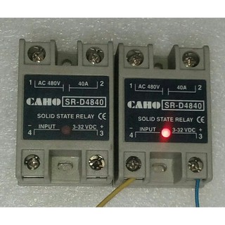🌞 SR-D2525 SR-D4840 固態繼電器 SSR 宣榮 CAHO 【DIN導軌+散熱座】