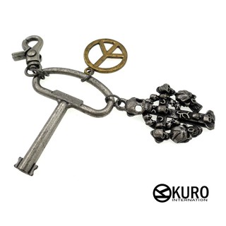 KURO-SHOP韓國進口 骷髏十字 鑰匙圈