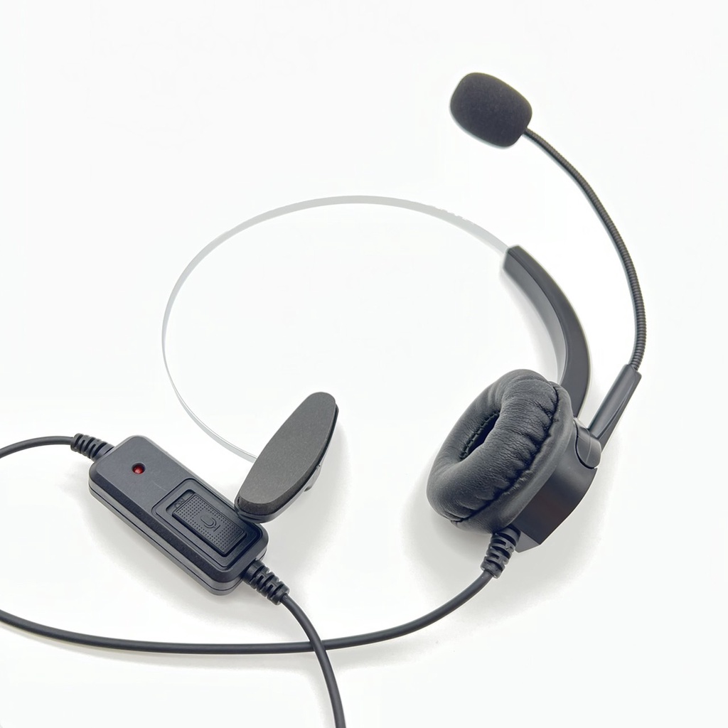【仟晉資訊】Fanvil C58 方位 單耳耳機麥克風 含調音靜音 Fanvil電話 長時間配戴設計 舒適耳套 免用轉接