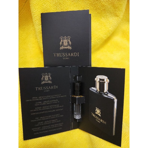 TRUSSARDI 楚沙迪 UOMO男性淡香水 EDT 1.5ML --針管 