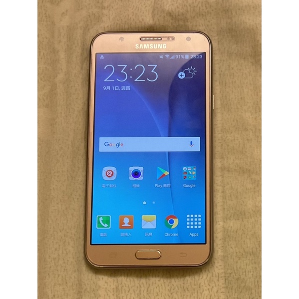 九成新 三星 Samsung Galaxy J7 J700F 故障機 5.5吋 4G LTE 16GB
