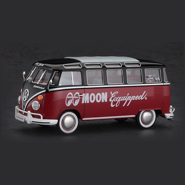 👀Mooneyes Taipei👀　1/24  MOON Equipped VW T2 組裝 模型車 KGM008