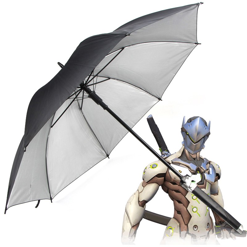 守望島田源氏刀傘武器cos先鋒龍一文字男士禮物16骨大號晴雨傘 蝦皮購物