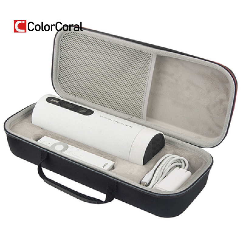 ColorCoral 適用堅果P3S投影儀收納包便攜保護套 JmGo P3S戶外手提防震硬盒包