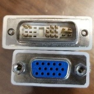 DVI-A 17PIN轉VGA  D-SUB 輸出轉接頭 轉接頭 螢幕 轉換頭