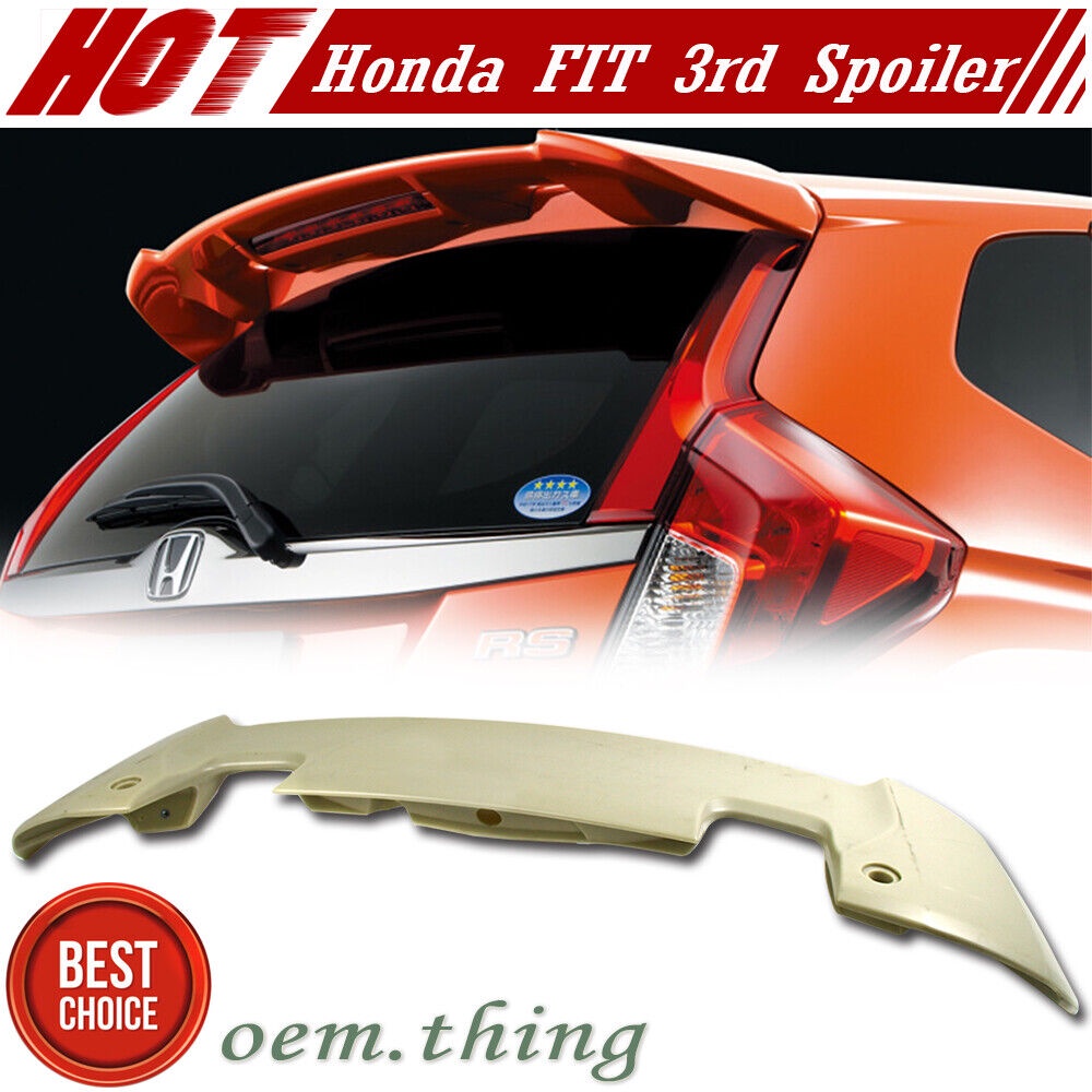 卡嗶車燈 適用於 Honda Fit 3代 四門 RS款 尾翼 素材
