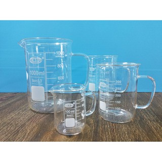 【露西皂材】臺製 把手燒杯 ( 有柄燒杯 ) 玻璃燒杯