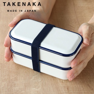 【日本TAKENAKA】日本製復古系列可微波雙層保鮮盒550ml《好拾物》