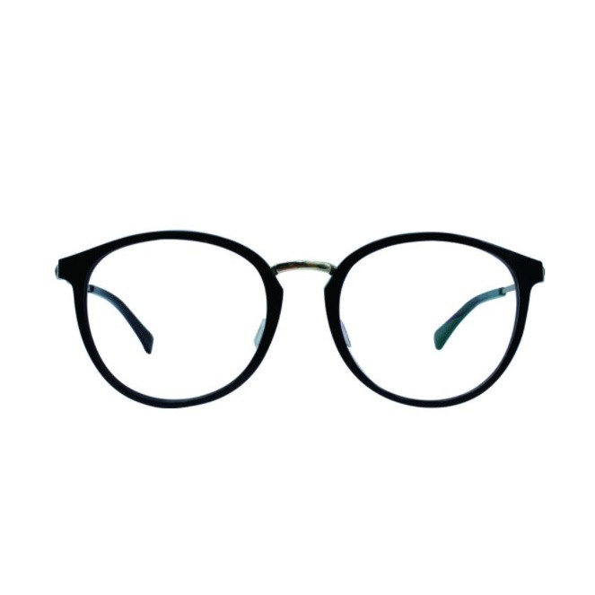 【Zizka+】鏡框藍黑色漸層框黑色鏡腳 平光眼鏡(1803-1)