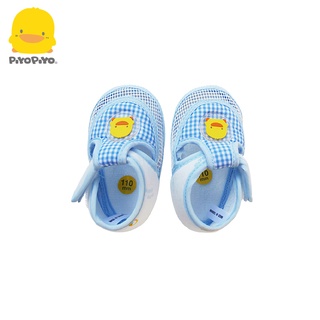 黃色小鴨《PiyoPiyo》網狀嬰兒學步涼鞋