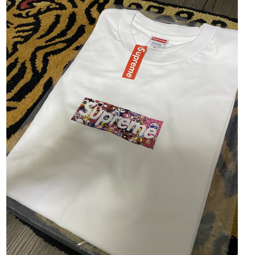 【Copy Remix】SUPREME 村上隆 COVID-19 小花 T恤 BOGO BOX LOGO