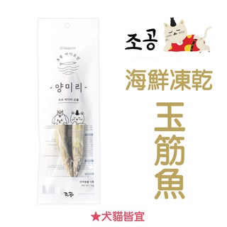 韓國朝貢 海鮮凍乾 - 玉筋魚（15g/包）/冷凍乾燥/犬貓皆宜/健康零食/無添加/貓零食/狗零食〔李小貓之家〕