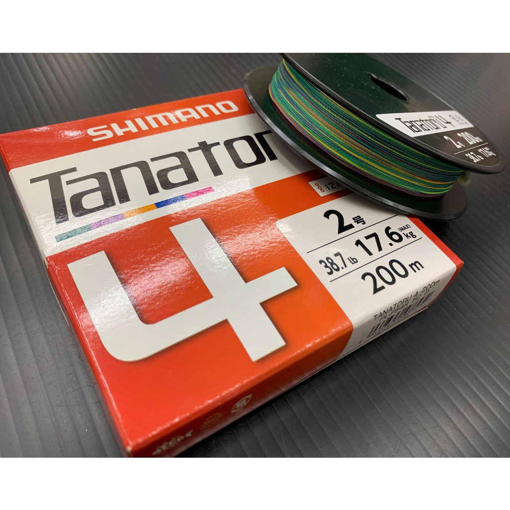 [好釣具] SHIMANO Tanatoru PL-F64R 4股PE線 200M/五色