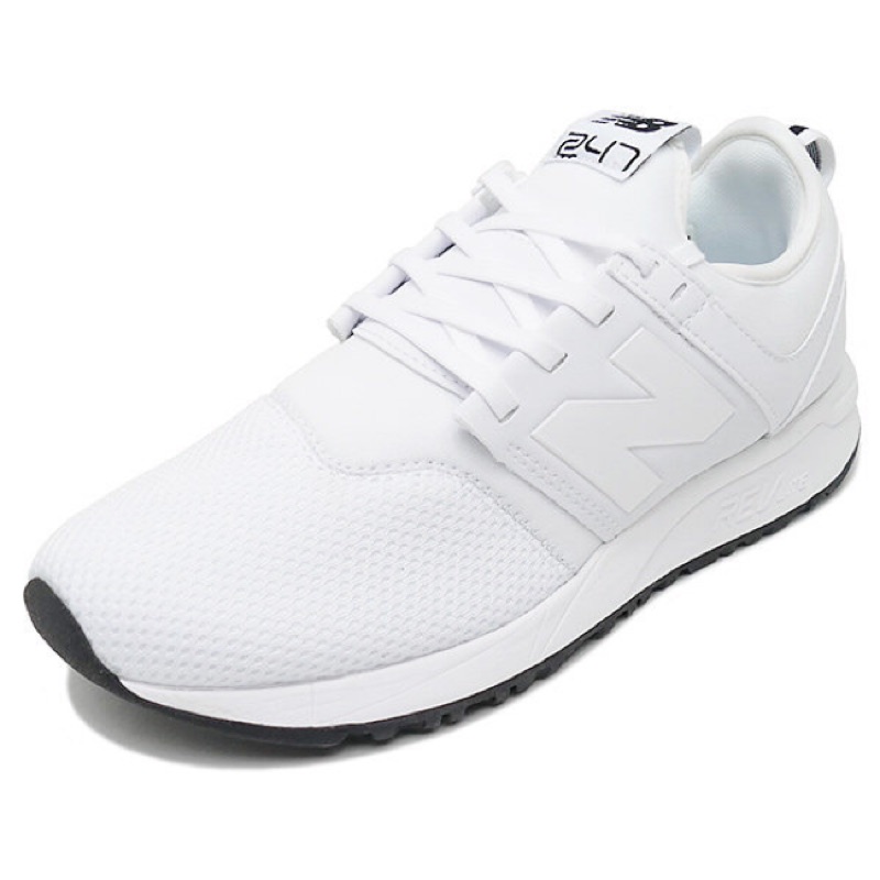 降價 New balance WRL247 全新全白帆布鞋