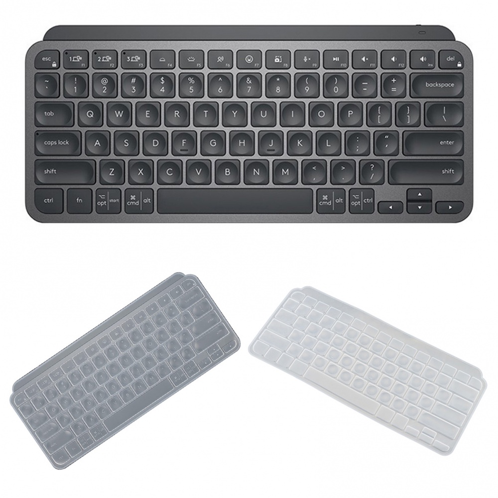 鍵盤保護套皮膚兼容羅技 MX Keys Mini無線鍵盤，超薄鍵盤保護套