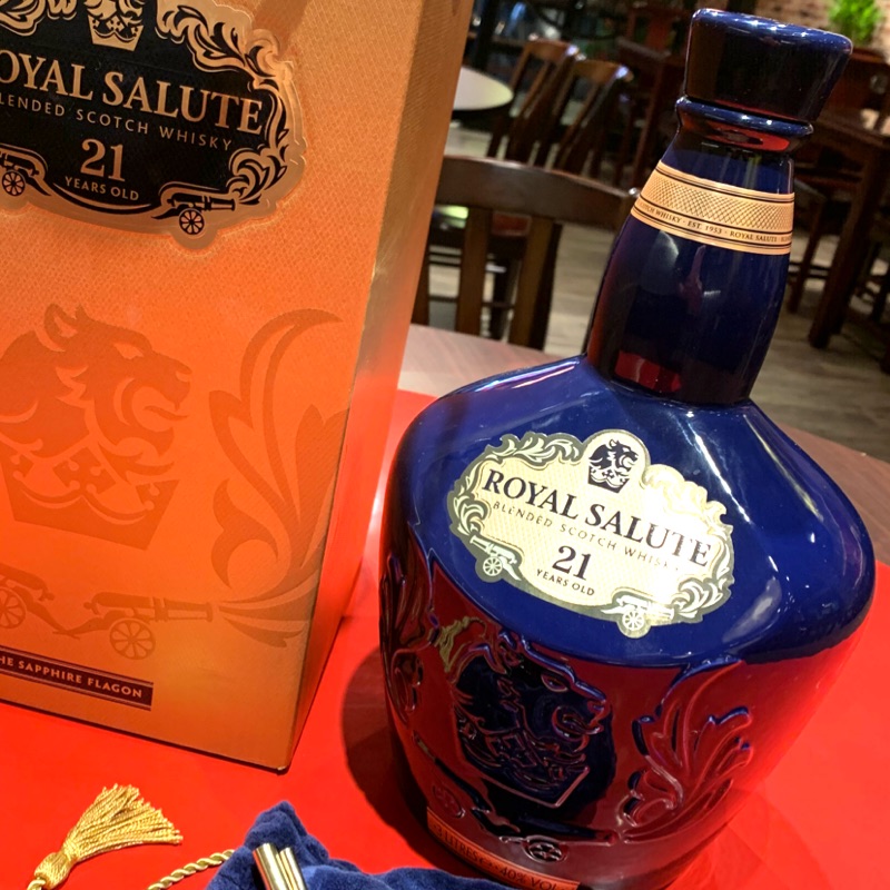 皇家禮炮3公升空瓶 Royal Salute三公升空瓶 機場限定款 酒空瓶 蝦皮購物