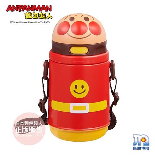 ANPANMAN 麵包超人 造型吸管保冷水壼400ml[免運費]