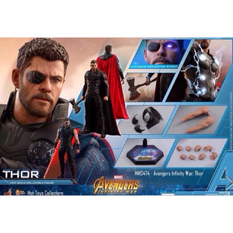 「全新現貨」HOT TOYS 雷神索爾 MMS474 復仇者聯盟3 無限之戰 THOR