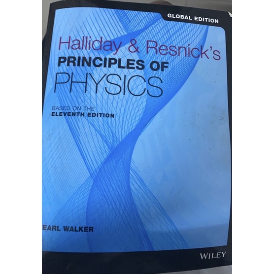 《二手》最新版 Halliday and Resnick's Principles of Physics 11/E