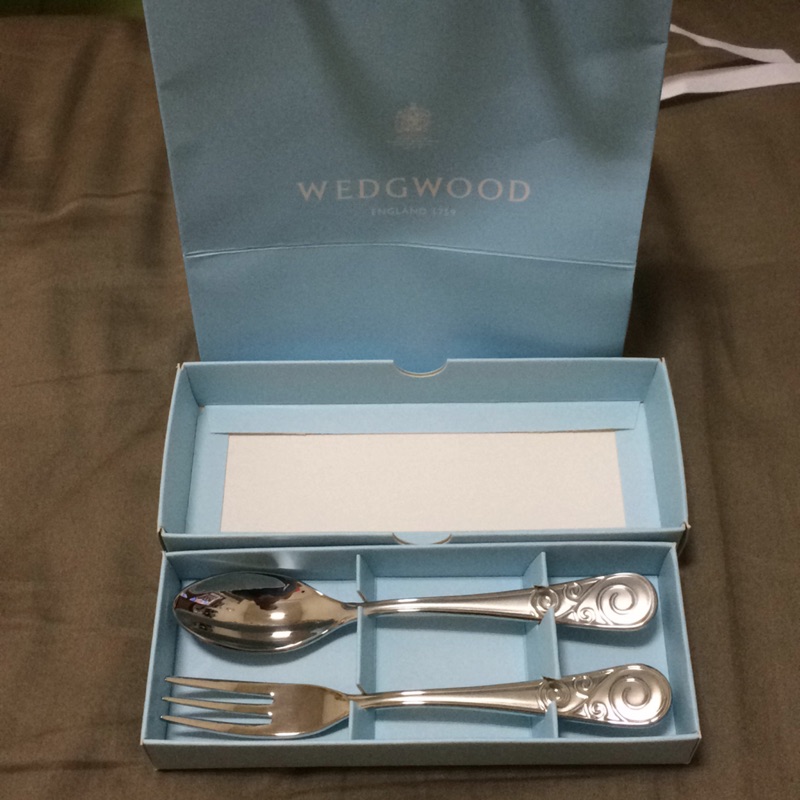 WEDGWOOD 英國古瓷精品 叉子湯匙組