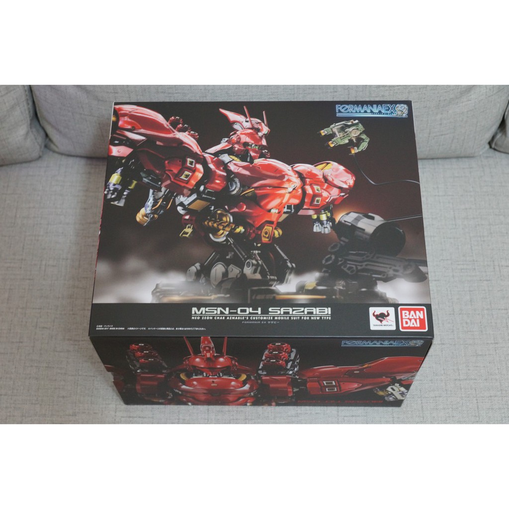 萬代 FORMANIA EX MSN-04 SAZABI 沙薩比 胸像 超合金 魂商店 完成品