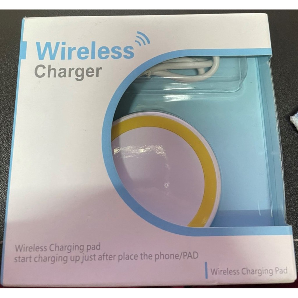 wireless charger 無線充電盤 娃娃機夾 (因娃娃機夾 外盒有摺痕 但未使用)