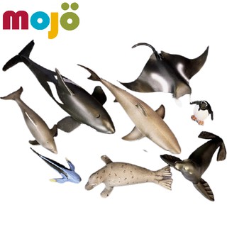 【防疫療育好時光】Mojo Fun動物模型-海洋動物 八件組