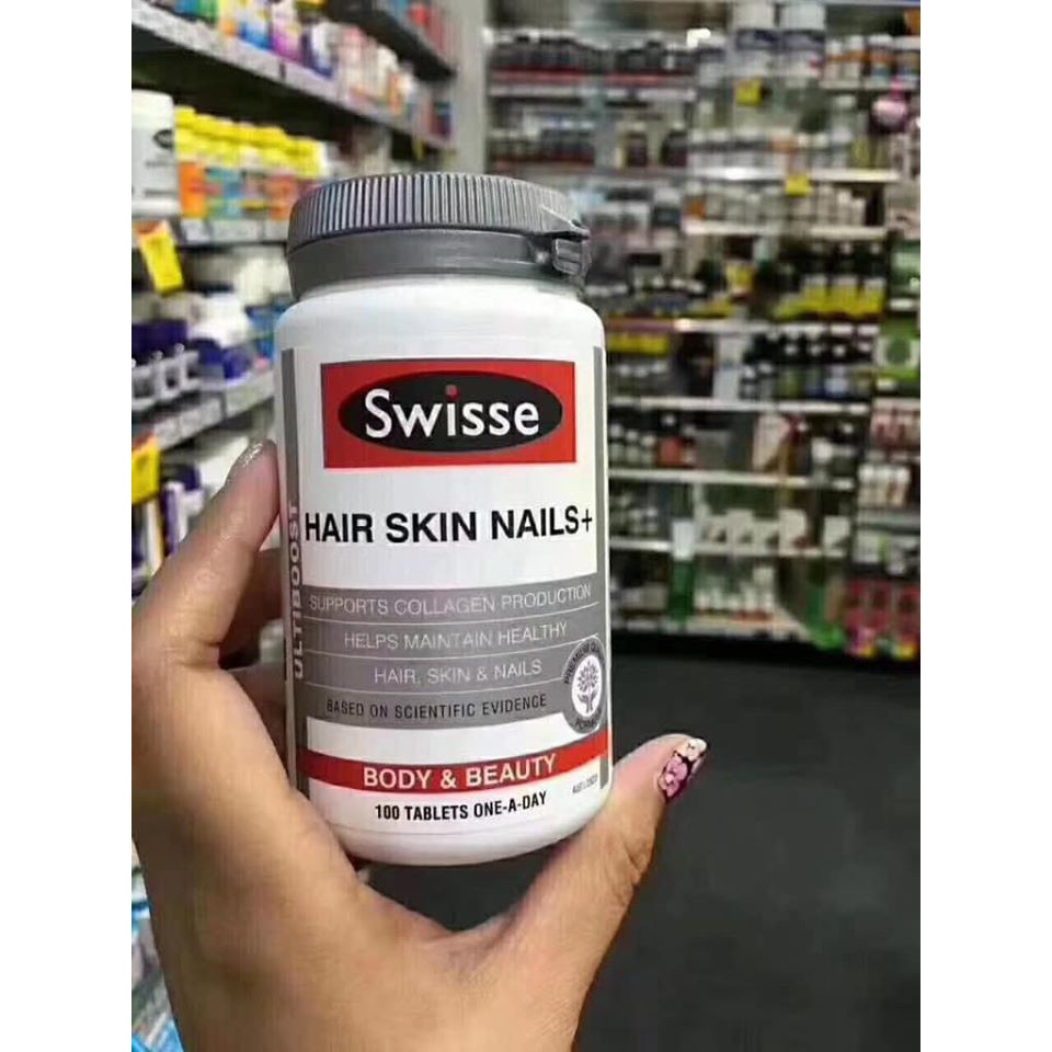 澳洲 Swisse 膠原蛋白補充錠 HAIR SKIN NAILS+ 100粒