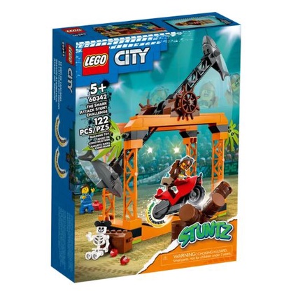 【台南樂高 益童趣】LEGO 60342 City 鯊魚攻擊特技挑戰組 城鎮系列 生日禮物 送禮 正版樂高