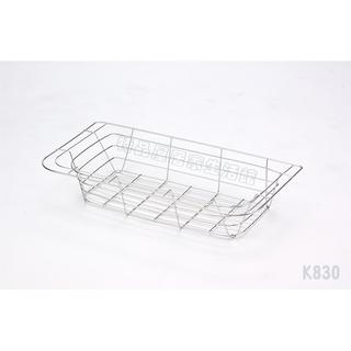 【特品屋】滿千免運 臺灣製 不鏽鋼 流理臺半圓滴水籃 盤架 瀝水架 置物籃 收納籃 萬用籃 碗籃 碗盤籃 K830