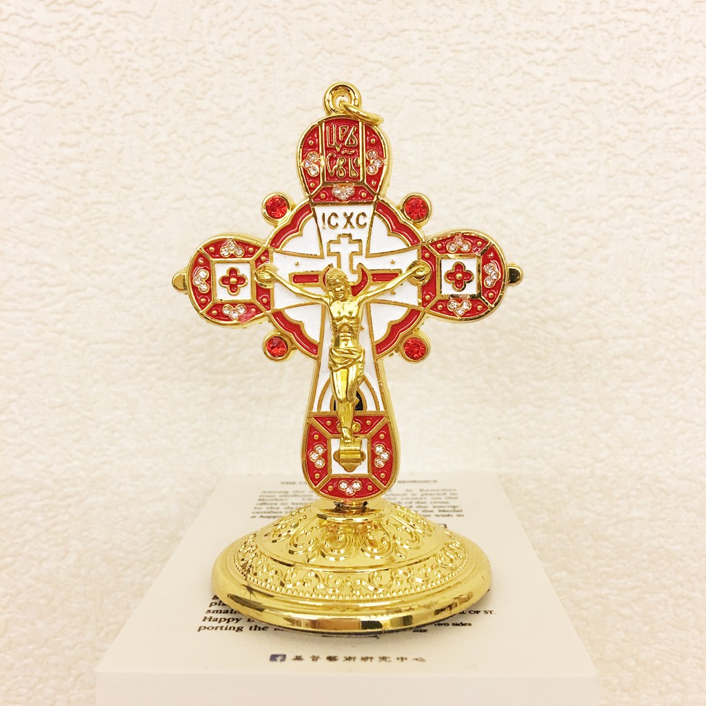 Jesusart 天主教聖物真福八端鎏金和平耶穌苦像十字架擺飾 蝦皮購物