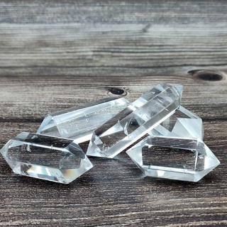 ［硯嵐水晶 YL Crystal］白水晶雙尖柱 、激光柱、白晶柱、晶柱、風水改運、消磁、冥想、樑煞、 靈修