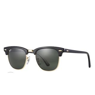 特價：RayBan Clubmaster 49mm Sunglasses 黑，琥珀