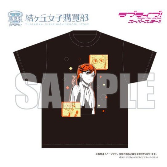 ラブライブ スーパースター 結ヶ丘女子購買部 公式メモリアルアイテム 2 あきらめないキモチ Tシャツ 蝦皮購物