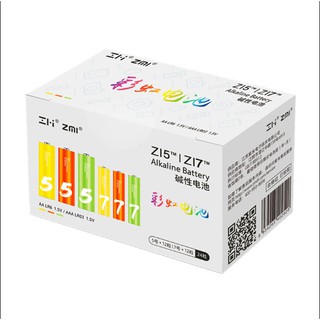 【附發票】ZMI 紫米 L24 鹼性電池(3號12入+4號12入) 3號鹼性電池 4號鹼性電池