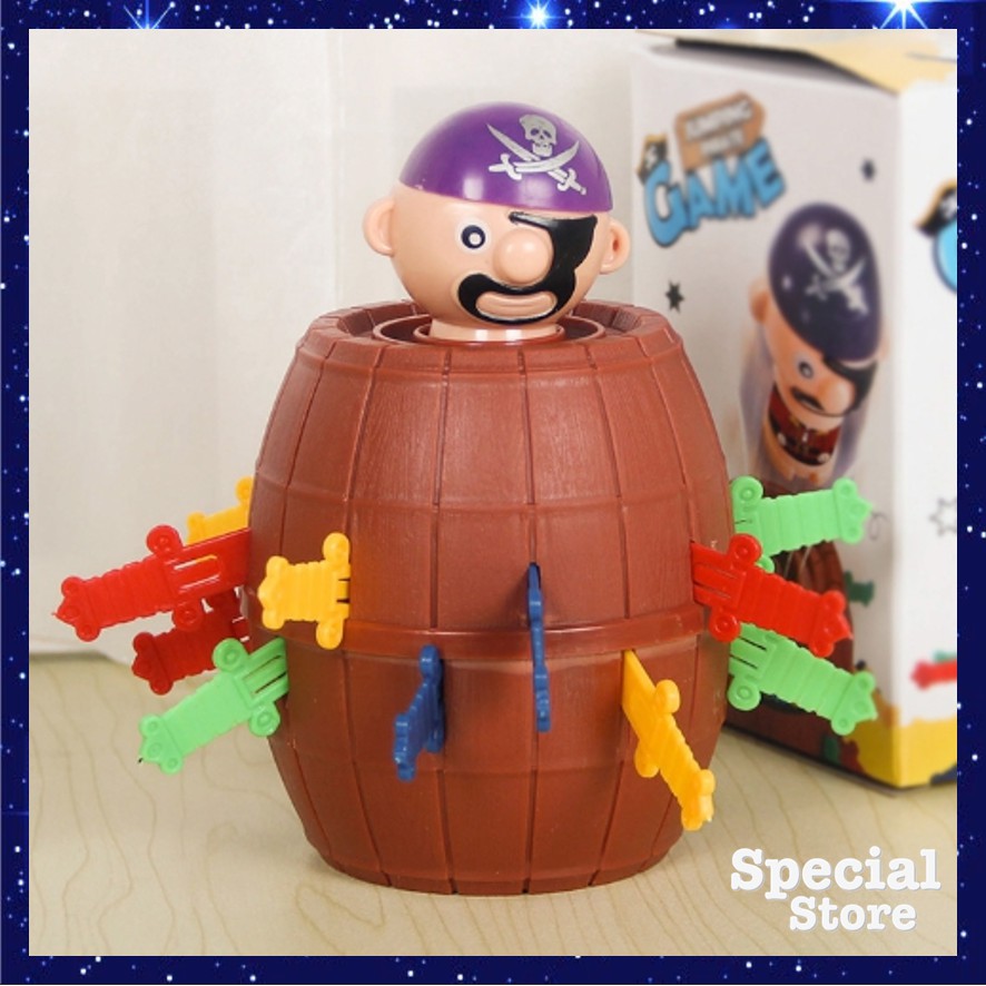 海盜海盜桶創意玩具木桶插劍聚會桌面遊戲整盅海盜桶遊戲綜藝海賊船長 蝦皮購物