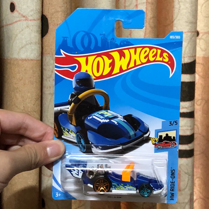 Hot wheels 卡丁車 賽車 let’s go 風火輪小汽車 藍色 可搭配 樂高 人偶 LEGO