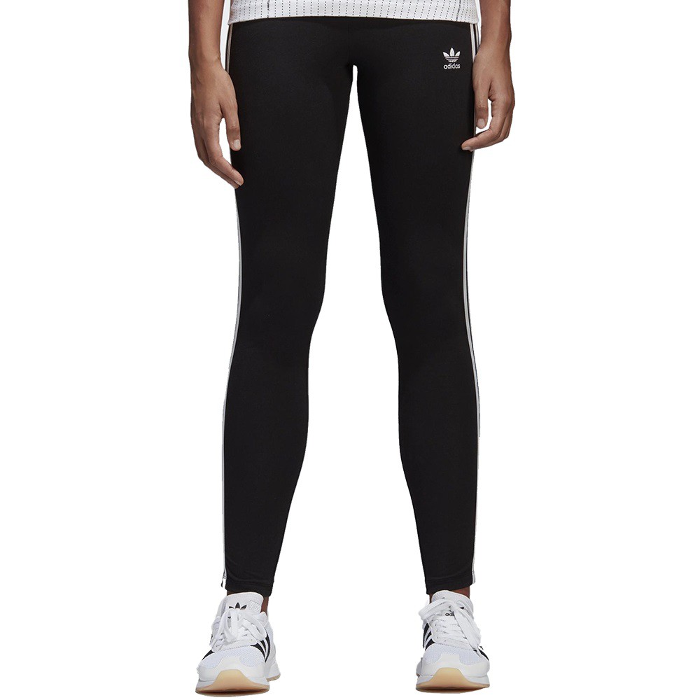 ADIDAS 女 W 3-STRIPES LEGGINGS BLACK 內搭褲 黑【A-KAY0】【CE2441】