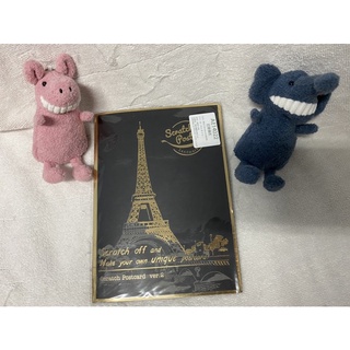 「舒壓小物」明信片款金色夜景刮刮畫
