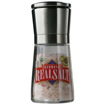浚泰頂級海鹽研磨器 (銀)[含REALSALT鑽石鹽粗鹽135克]