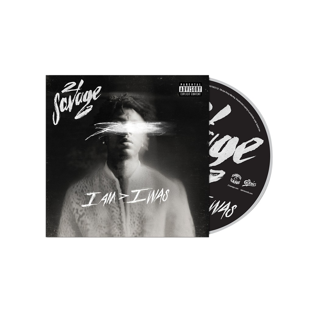 21 Savage 美國饒舌歌手 I Am &gt; I Was (2018) 原裝CD專輯/限量黑膠唱片 HACKEN07