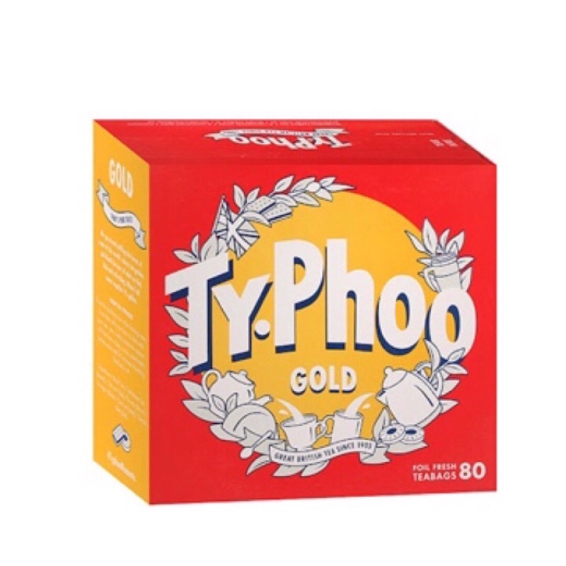 特價/英國Typhoo 黃金特選紅茶80入-裸包(英式紅茶)熱帶雨林認證