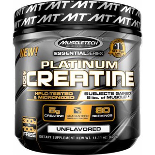 【MuscleTech】肌酸 80份 白金版100%微粉化肌酸 精華系列 platinum creatine