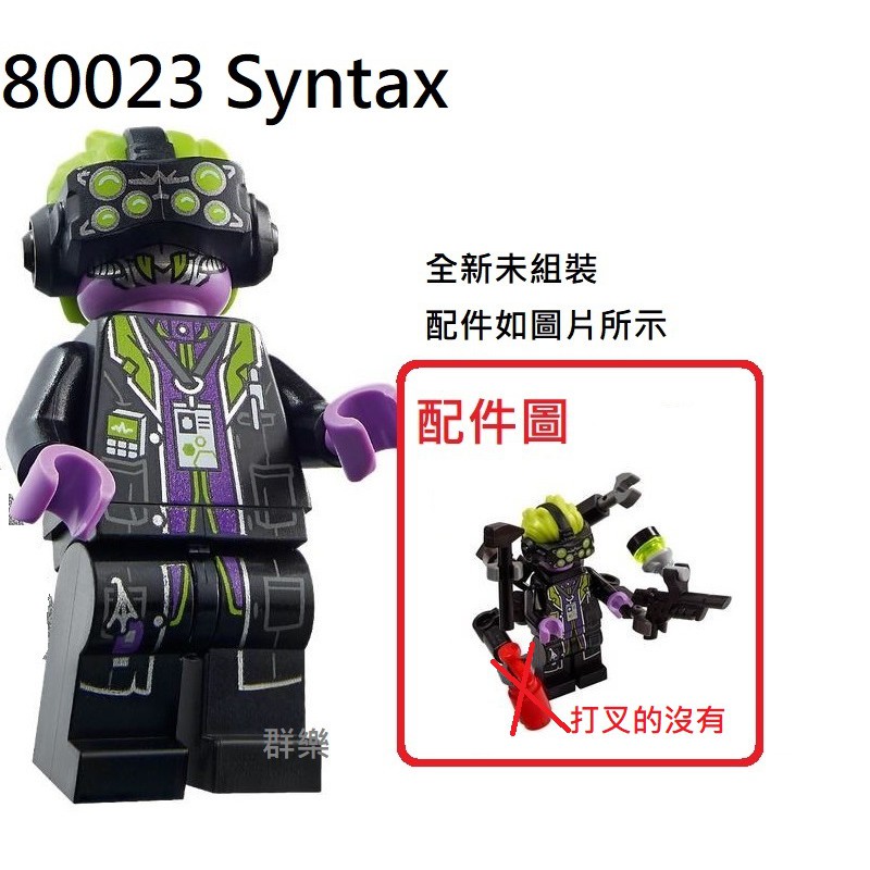 【群樂】LEGO 80023 人偶 Syntax 現貨不用等