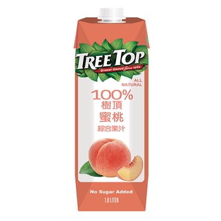 樹頂 100%蜜桃綜合果汁 1L【家樂福】