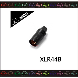 弘達影音多媒體 ddHiFi XLR44B 4.4mm平衡(母)轉XLR 4pin(公)轉接頭 桌上型平衡耳擴專用