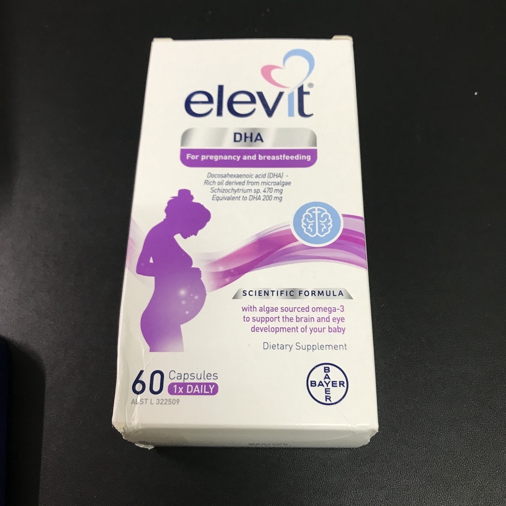 澳洲 Elevit DHA For Pregnancy and Breastfeeding 60顆 藻油